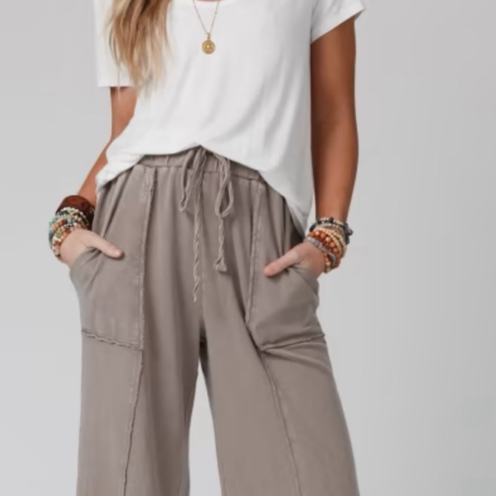 THREE BIRD NEST Feeling Good Wide Leg pants Size S brand new w/ tags